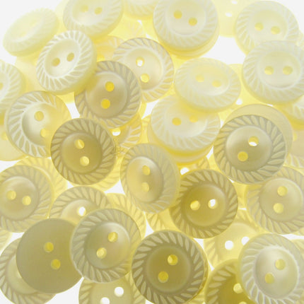 Round Milled Edge Baby Buttons Ideal Knit & Baby Wear Buttons 7 Colours - ThreadandTrimmings