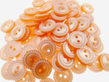 Round Milled Edge Baby Buttons - Ideal Knit & Baby Wear Buttons - 7 Colours
