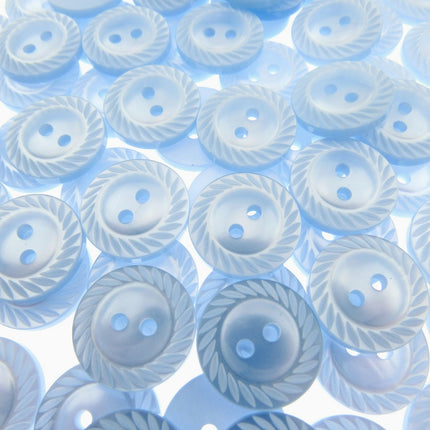 Round Milled Edge Baby Buttons Ideal Knit & Baby Wear Buttons 7 Colours - ThreadandTrimmings
