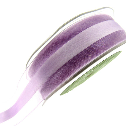 5m x 25mm Nylon Chiffon Ribbon by MAY ARTS - UNICORN Colours - Clearance Ribbon - ThreadandTrimmings