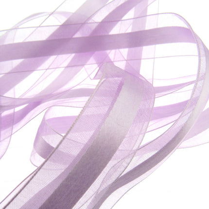 5m x 25mm Nylon Chiffon Ribbon by MAY ARTS - UNICORN Colours - Clearance Ribbon - ThreadandTrimmings