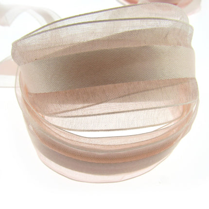 5m x 25mm Nylon Chiffon Ribbon by MAY ARTS - UNICORN Colours - Clearance Ribbon - ThreadandTrimmings