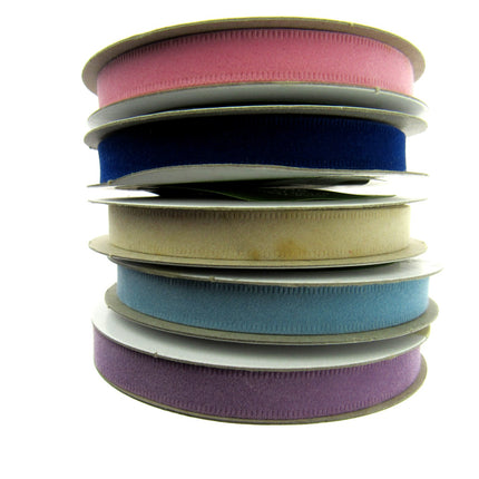 10mm May Arts Velvet Ribbon with Neat Edge - Limited Stocks - ThreadandTrimmings