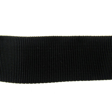 Curved Petersham For Low Waistline Skirts & Trousers - 25mm - Black or White - ThreadandTrimmings