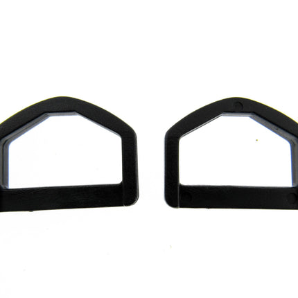 D Rings Black Plastic Delrin D Rings Size 25mm & 38mm Packs of 10 & 100 - ThreadandTrimmings