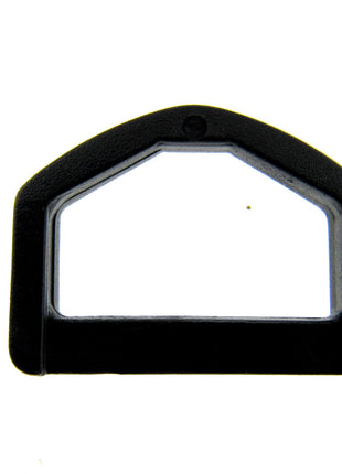 D Rings Black Plastic Delrin D Rings Size 25mm & 38mm Packs of 10 & 100 - ThreadandTrimmings