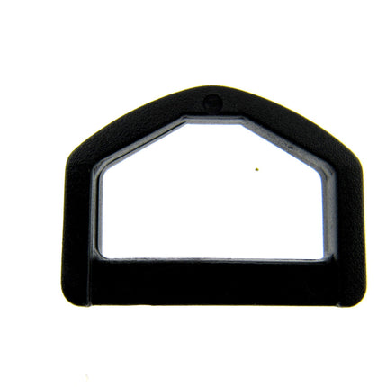 D Rings Black Plastic Delrin D Rings Size 25mm & 38mm Packs of 10 & 100 - ThreadandTrimmings