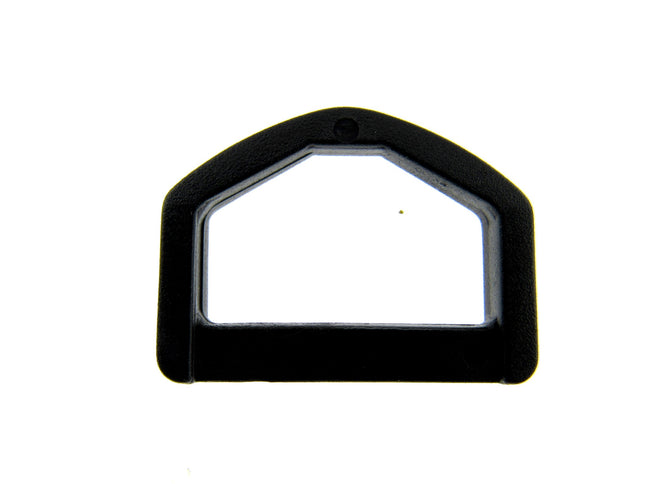 D Rings Black Plastic Delrin D Rings Size 25mm & 38mm Packs of 10 & 100 - ThreadandTrimmings