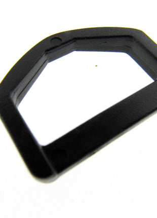 D Rings Black Plastic Delrin D Rings Size 25mm & 38mm Packs of 10 & 100 - ThreadandTrimmings