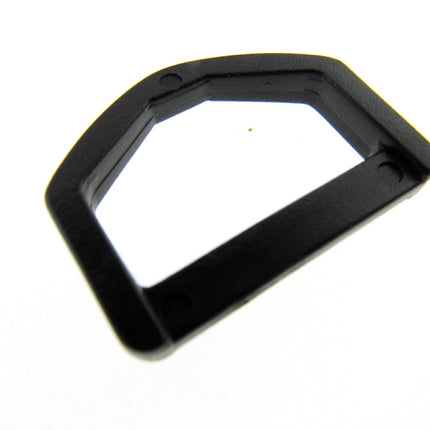 D Rings Black Plastic Delrin D Rings Size 25mm & 38mm Packs of 10 & 100 - ThreadandTrimmings