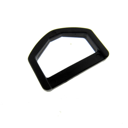 D Rings Black Plastic Delrin D Rings Size 25mm & 38mm Packs of 10 & 100 - ThreadandTrimmings