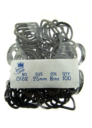 D Rings Metal Loops Buckles Gold & Silver Webbing Bag Straps 12mm / 19mm / 25mm - ThreadandTrimmings