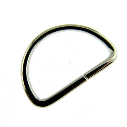 D Rings Metal Loops Buckles Gold & Silver Webbing Bag Straps 12mm / 19mm / 25mm - ThreadandTrimmings