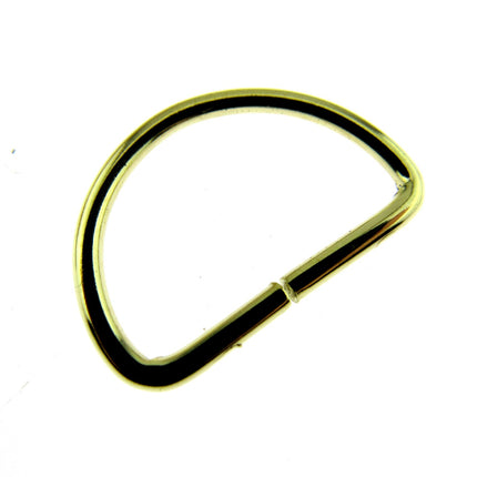 D Rings Metal Loops Buckles Gold & Silver Webbing Bag Straps 12mm / 19mm / 25mm - ThreadandTrimmings