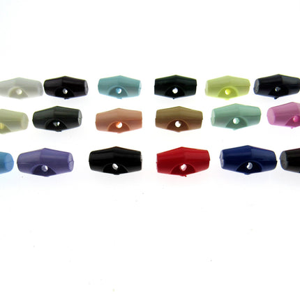 Bright Baby Toggle Buttons Plastic 19mm Choice of Colour & Quantity CT1 - ThreadandTrimmings