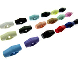 Baby Toggle Buttons Plastic x 10 / Choose From 18 Colours - 19mm CT1