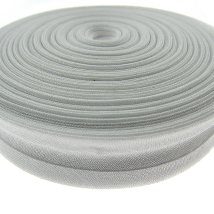 Budget Bias Binding - 25m Rolls Black or White - 16mm or 25mm Wide - 100% Cotton - ThreadandTrimmings