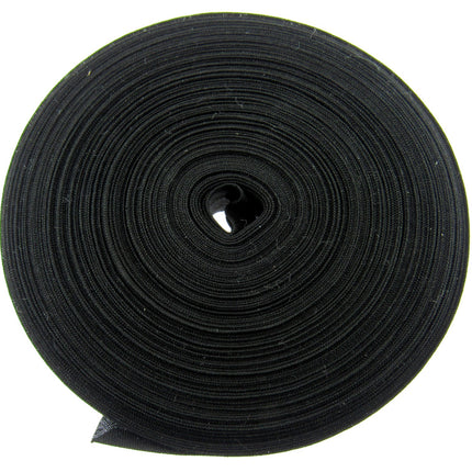 Budget Bias Binding - 25m Rolls Black or White - 16mm or 25mm Wide - 100% Cotton - ThreadandTrimmings