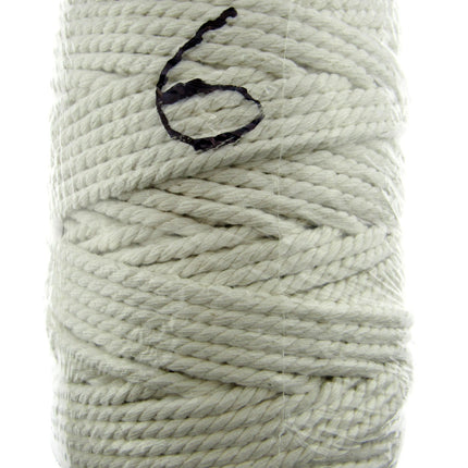 Unbleached Macrame Cotton Piping Cord - 1 Kilo Rolls - 4 Sizes - 100% Cotton - ThreadandTrimmings