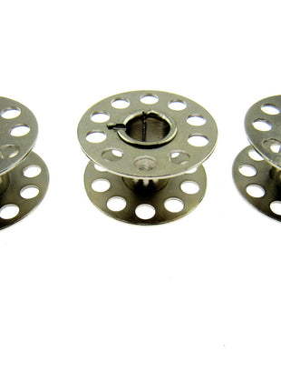 Metal Sewing Machine Bobbins - 3 x Bobbins -15K Universal Will Fit Most Machines - ThreadandTrimmings