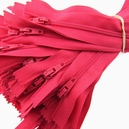 Nylon Closed End Zips 9" - 23cm / 26 Colours / Matching Zip Puller /Trebla Brand