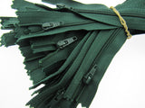 Nylon Closed End Zips 9" - 23cm / 26 Colours / Matching Zip Puller /Trebla Brand