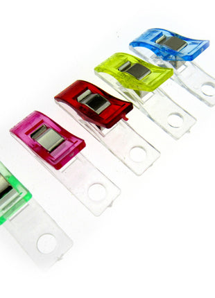 Long Wonder Clips - Multi Purpose - Ideal For Quilting - 10mm x 37mm - ThreadandTrimmings