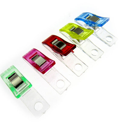 Long Wonder Clips - Multi Purpose - Ideal For Quilting - 10mm x 37mm - ThreadandTrimmings