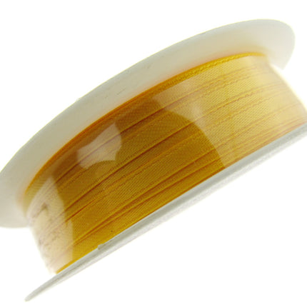 Thin Satin Ribbon 3mm Double Faced Satin Ribbon Woven Edge 50 Meter Roll - ThreadandTrimmings