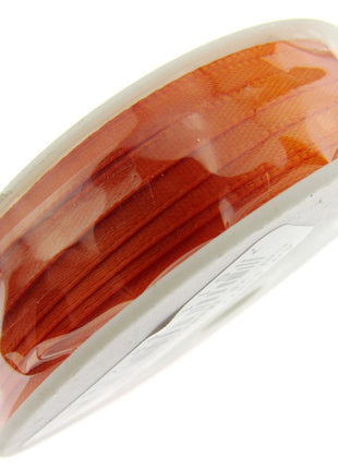 Thin Satin Ribbon 3mm Double Faced Satin Ribbon Woven Edge 50 Meter Roll - ThreadandTrimmings