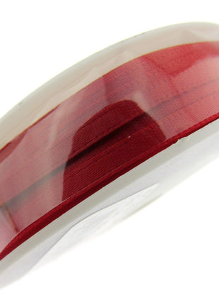 Thin Satin Ribbon 3mm Double Faced Satin Ribbon Woven Edge 50 Meter Roll - ThreadandTrimmings