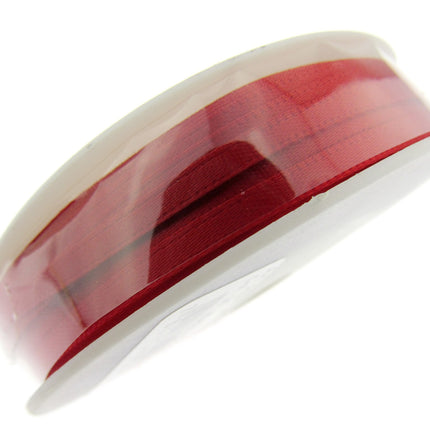 Thin Satin Ribbon 3mm Double Faced Satin Ribbon Woven Edge 50 Meter Roll - ThreadandTrimmings