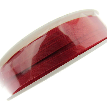 Thin Satin Ribbon 3mm Double Faced Satin Ribbon Woven Edge 50 Meter Roll - ThreadandTrimmings
