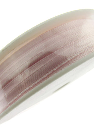 Thin Satin Ribbon 3mm Double Faced Satin Ribbon Woven Edge 50 Meter Roll - ThreadandTrimmings