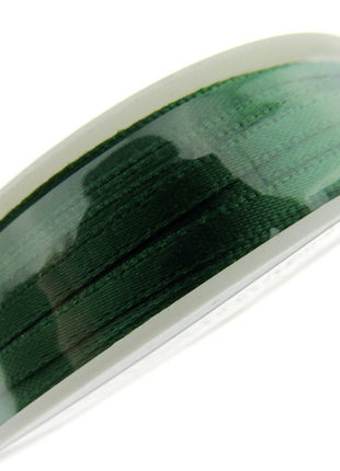 Thin Satin Ribbon 3mm Double Faced Satin Ribbon Woven Edge 50 Meter Roll - ThreadandTrimmings