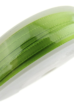 Thin Satin Ribbon 3mm Double Faced Satin Ribbon Woven Edge 50 Meter Roll - ThreadandTrimmings