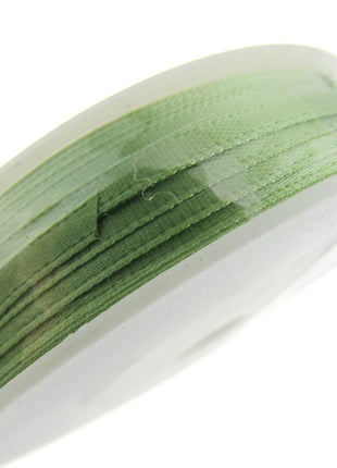 Thin Satin Ribbon 3mm Double Faced Satin Ribbon Woven Edge 50 Meter Roll - ThreadandTrimmings