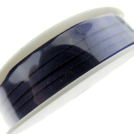 Thin Satin Ribbon 3mm Double Faced Satin Ribbon Woven Edge 50 Meter Roll - ThreadandTrimmings