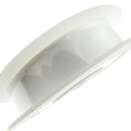 Satin Ribbon Single Sided Woven Edge - 15mm - 20 Meter Roll - ThreadandTrimmings