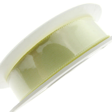 Satin Ribbon Single Sided Woven Edge - 15mm - 20 Meter Roll - ThreadandTrimmings