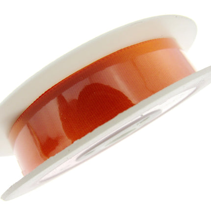 Satin Ribbon Single Sided Woven Edge - 15mm - 20 Meter Roll - ThreadandTrimmings
