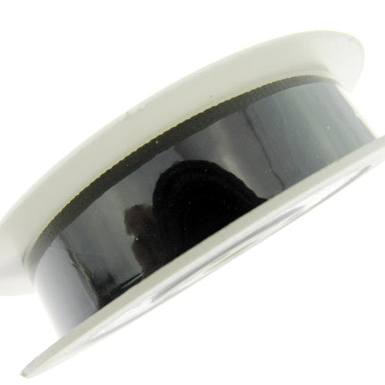Satin Ribbon Single Sided Woven Edge - 15mm - 20 Meter Roll - ThreadandTrimmings