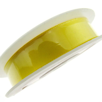 Satin Ribbon Single Sided Woven Edge - 15mm - 20 Meter Roll - ThreadandTrimmings