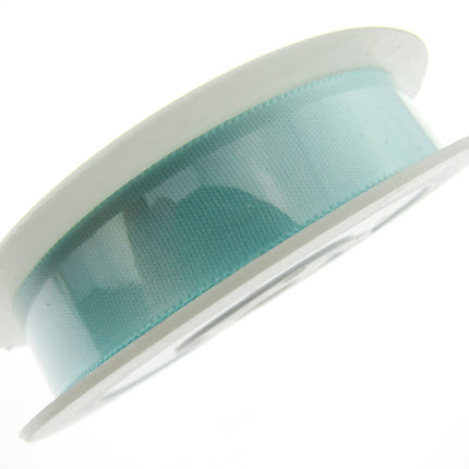 Satin Ribbon Single Sided Woven Edge - 15mm - 20 Meter Roll - ThreadandTrimmings