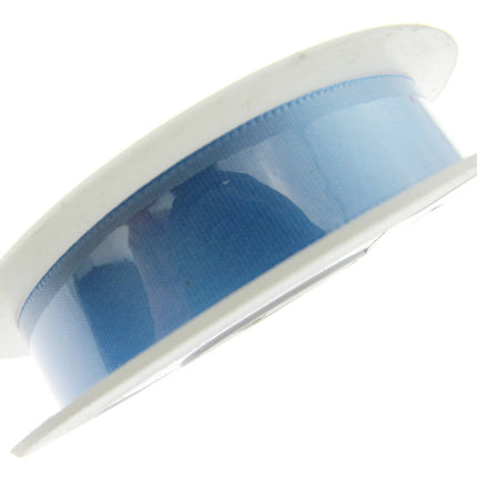 Satin Ribbon Single Sided Woven Edge - 15mm - 20 Meter Roll - ThreadandTrimmings