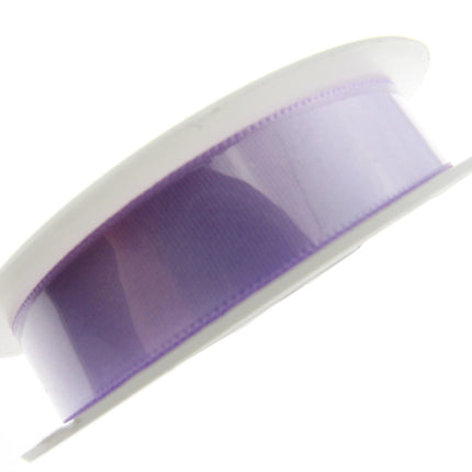 Satin Ribbon Single Sided Woven Edge - 15mm - 20 Meter Roll - ThreadandTrimmings