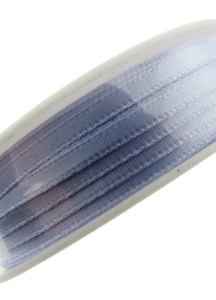 Thin Satin Ribbon 3mm Double Faced Satin Ribbon Woven Edge 50 Meter Roll - ThreadandTrimmings