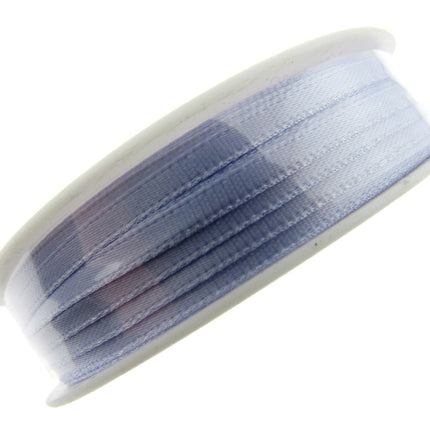 Thin Satin Ribbon 3mm Double Faced Satin Ribbon Woven Edge 50 Meter Roll - ThreadandTrimmings