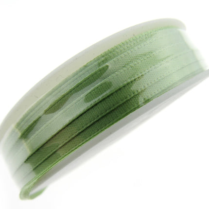 Thin Satin Ribbon 3mm Double Faced Satin Ribbon Woven Edge 50 Meter Roll - ThreadandTrimmings
