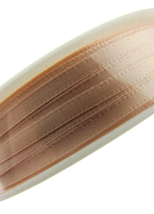 Thin Satin Ribbon 3mm Double Faced Satin Ribbon Woven Edge 50 Meter Roll - ThreadandTrimmings